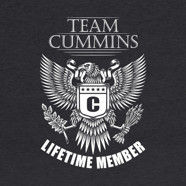 Cummins Name Team Shirt Cummins Lifetime Member by Luxury Olive Digital